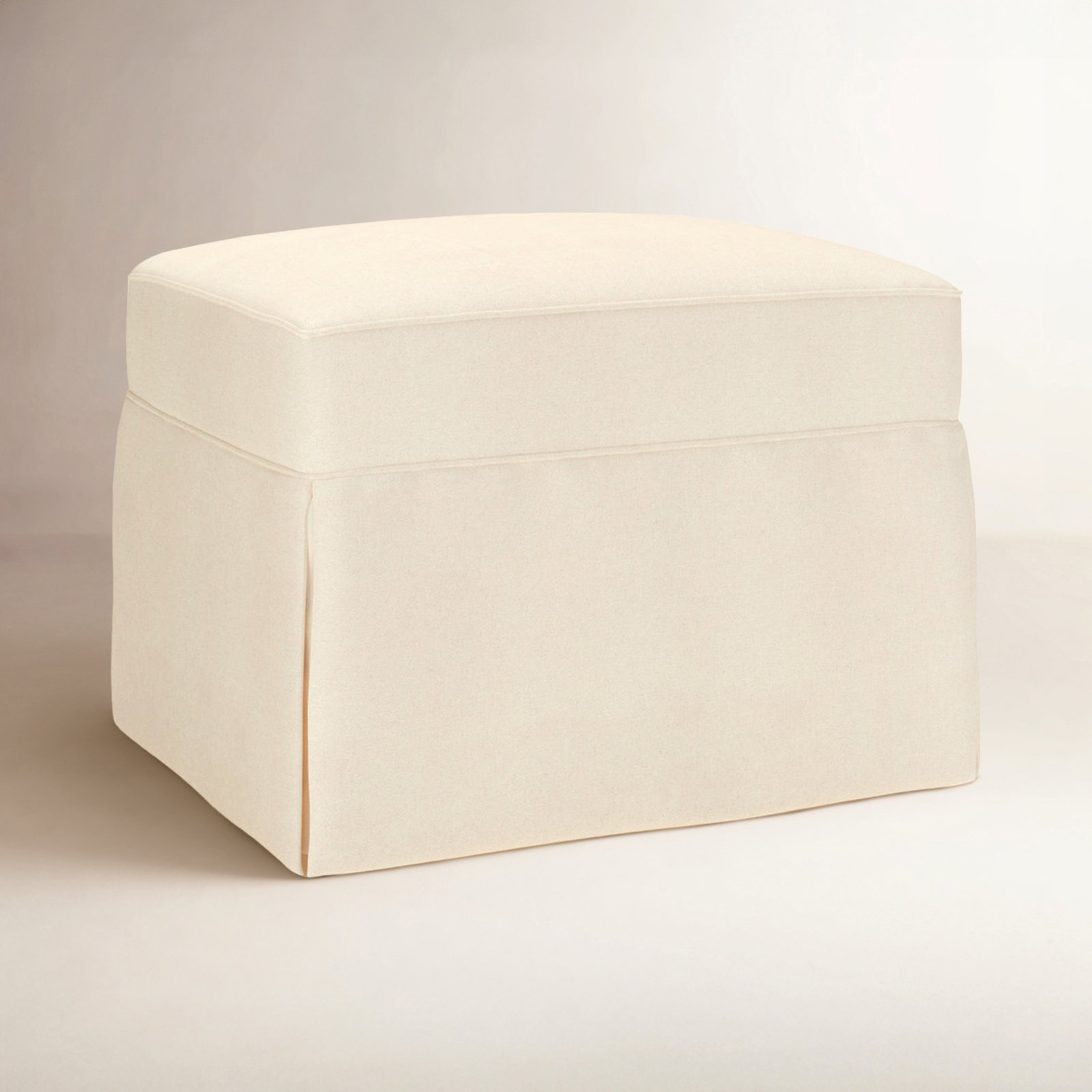 Amari 33" Ottoman, Bayou Natural Canvas