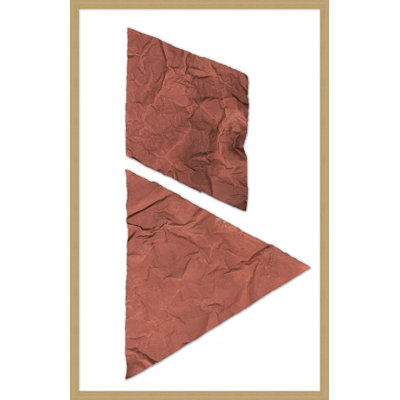 Textured Geometry 3 Framed Painting