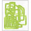 Lime Equation 3 Print by Meg Braff