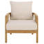 Chaise en teck et jacinthe de Rogers