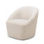 Fauteuil pivotant Anson Boucle