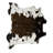 Faux Cowhide Rug | Brown/White | 4.25'x'5-1923327683