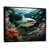 Black Floater Framed
