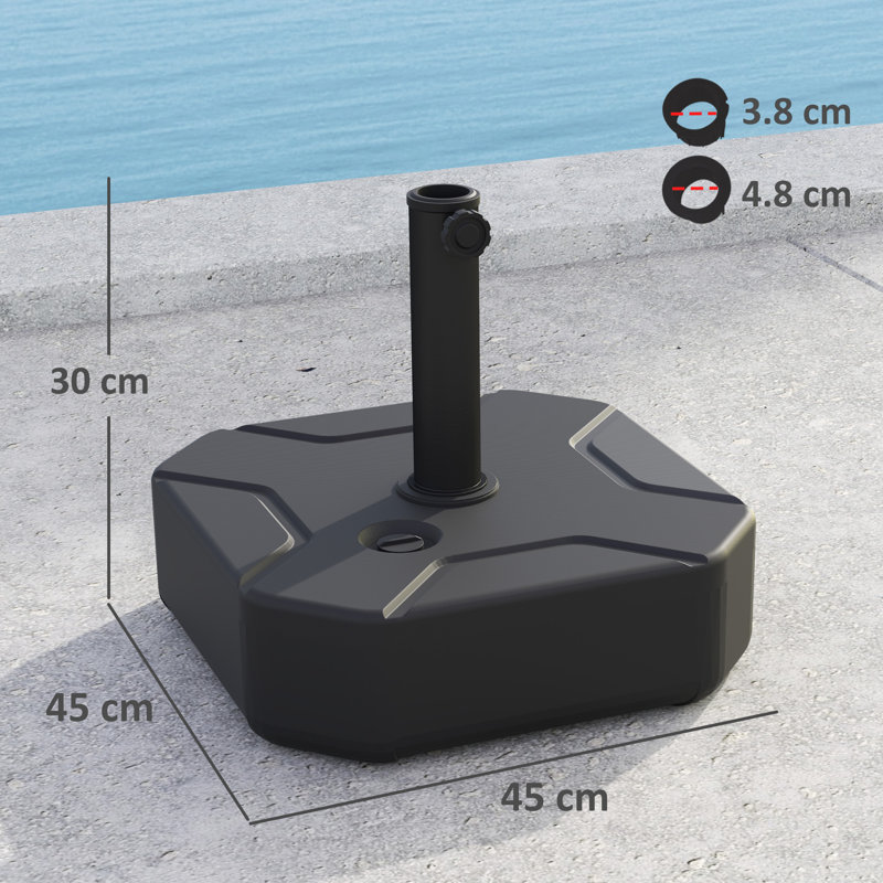 1.55kg HDPE Umbrella Base