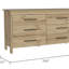 Commode rectangulaire à 6 tiroirs Southington-942437251