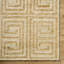 Anemone Geometric Wool Shag Rug-2087471102