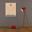  «Japanese Art Two Cranes With Moon» par Sabrina Balbuena, art mural sur toile, 26 po x 34 po-1191425174