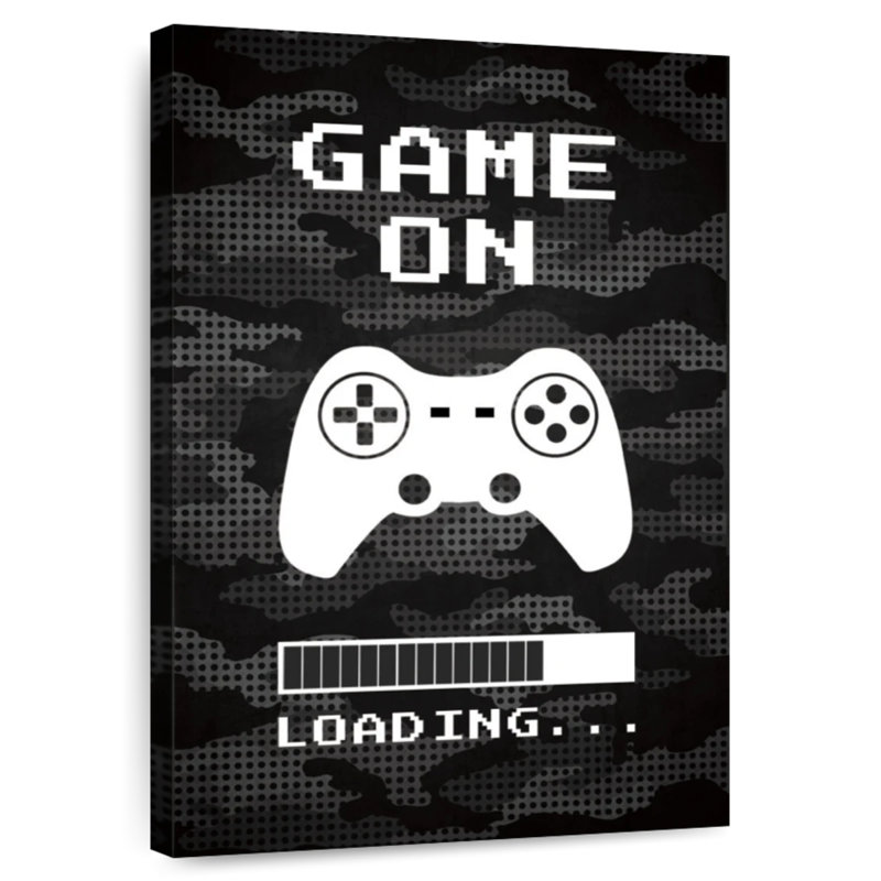 Kema Game On Loading, 48" H x 32" W