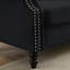 Canapé Chesterfield en velours Chesterfield pour salon, canapé 3 places