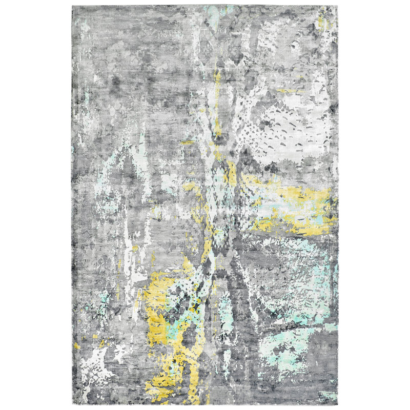 Landon Abstract Hand Woven Area Rug, Rectangle 80 x 150cm