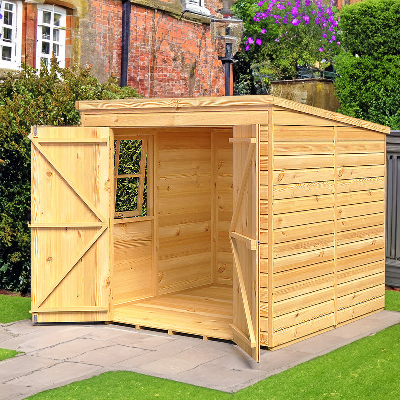 Pent 7 ft x 7 ft Shiplap Pent Shed