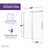 Stellar 48" W x 76" H Double Sliding Frameless Shower Door-52233367