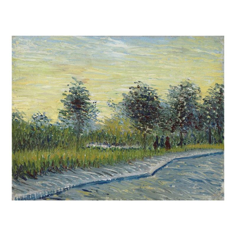 Carré Saint-Pierre au coucher du soleil par Vincent van Gogh - Impression Giclée, H 16 po x l 20 po