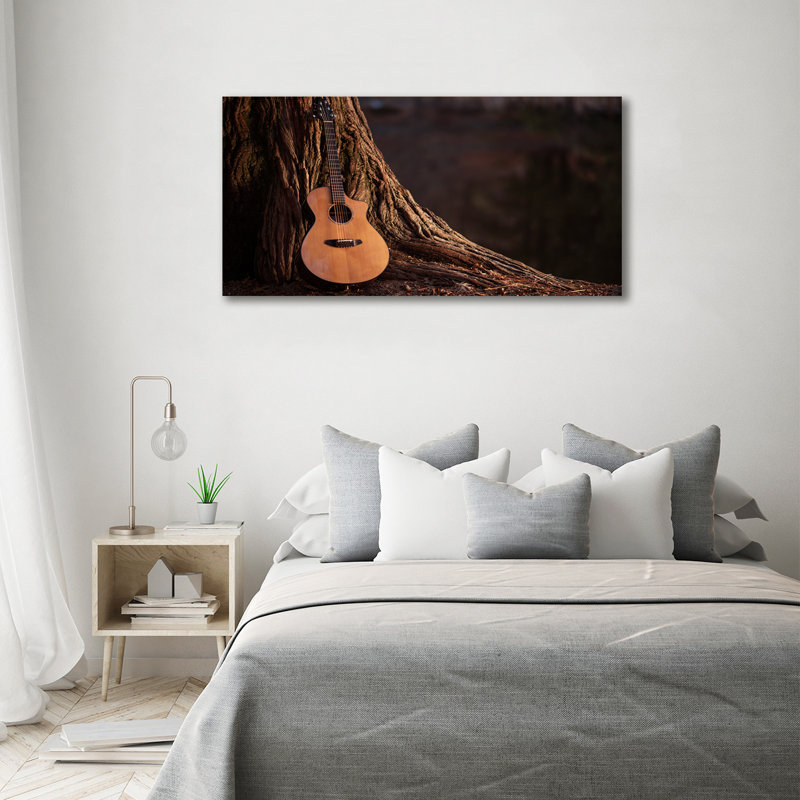 Acoustic Guitar - Wrapped Canvas Print
