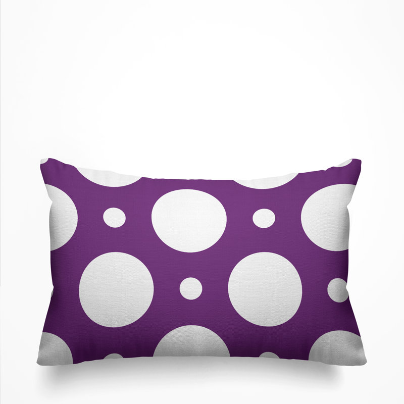 Housse et insert de coussin rectangulaire d'extérieur Fisk, Améthyste