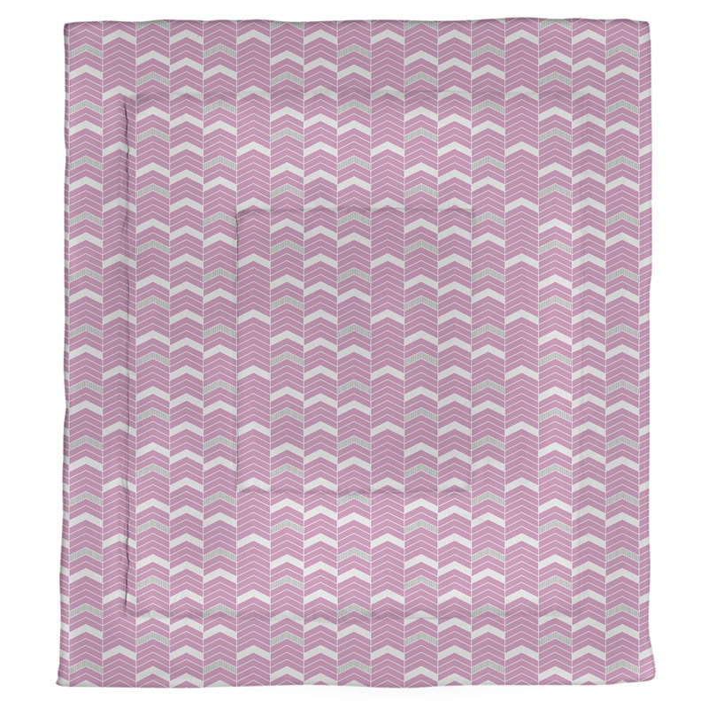 Édredon réversible en microfibre Rhonda Cheval, Édredon très grand, Rose / Gris