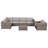 Joines Fully Assembled 5 - Person Seating Group with Cushions |No assembly wicker seating-1124435235