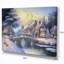 Cobblestone Christmas - Impression sur toile tendue-29503463