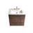Sink With 3 Faucet Holes, Large Storage Freestanding Bathroom Vanity For Modern Bathroom, One-Piece White Sink Basin Without Drain And Faucet, Pre-Assembled-353125590-353125593