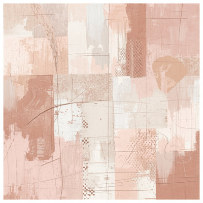 Patchwork Abstract Art Bath Mat