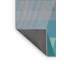 Tapis vert/blanc bleu turquoise à motifs Jeffcoat-709735912