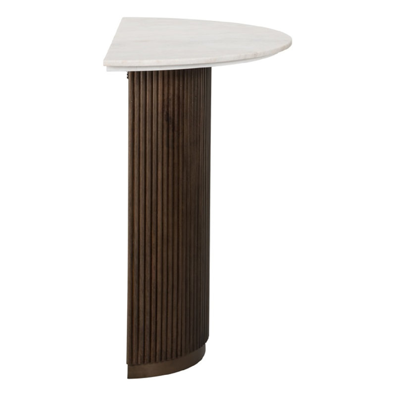 Console Table 35'' W Marble Console Table