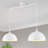Dileo 2-light 34.64" Modern Dome Pendant Light With Metal Shade And Adjustable Cord, For Farmhouse Dining Room Restaurant Cafe Entryway-1543361981