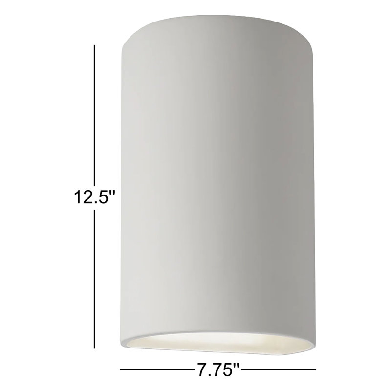 Applique murale 1 lumière Pacursa, H 12,5 po x l 7,75 po x P 6,25 po, Patine rouillée, Incandescente (non incluse)