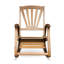 Chaise d'extérieur en bois massif à bascule Cathleen-31980702