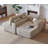 104" Cloud Sectional Sofa With L-Shape Chaise And Side Pockets, Modern Modular Design, Deep Seating, Upholstered Couch For Living Room/Bedroom, No Assembly Required (Plush Fabric)-1931876062