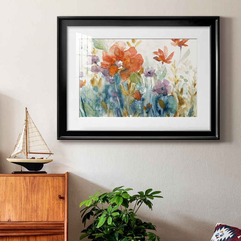 «Timeless Gardens», reproduction encadrée de qualité supérieure - prête à être accrochée, H 30,5 po x l 42,5 po x P 1 po