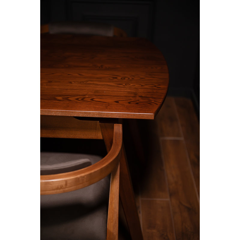 Anvil Dining Table, Brown