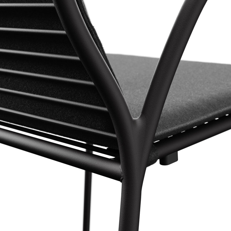 XY Outdoor Dining Armchair, Charcoal