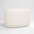 Caras Upholstered Beige Triangular Compression Ottoman No Assembly Required-136163321