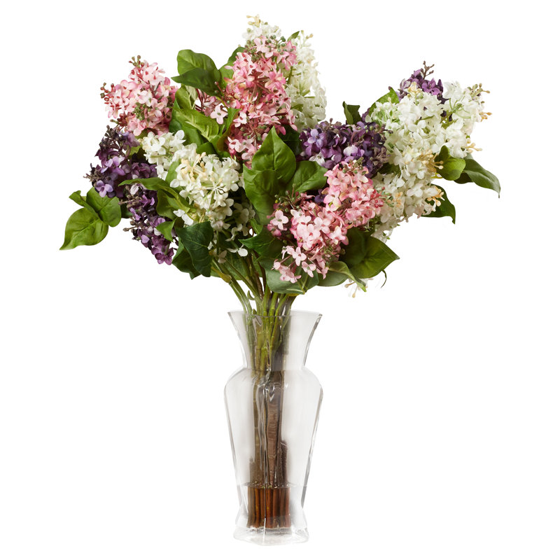 Arrangement floral lilas Glenham dans un vase