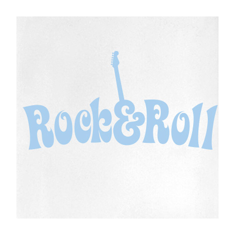 Entertainment Wall Decal, Light Blue