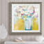 Fleurs du matin - peinture encadrée-1337662081-1337662082