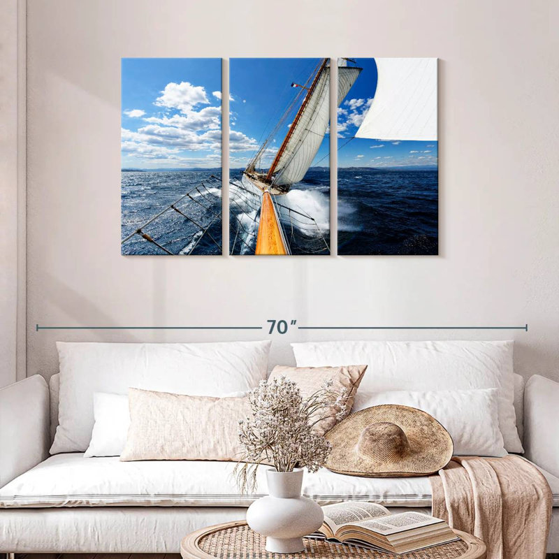 Mehar voilier à Saint Tropez, H 28 po x l 45 po