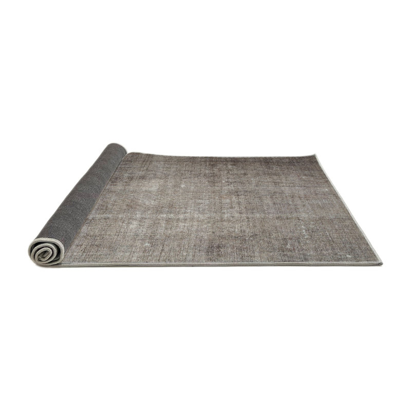Gris Tapis décoratif PULLIN, Rond 5 pi
