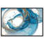 «Ocean Vortex I», reproduction d'art encadrée bleue et dorée par Art Remedy, cadre noir, 15 x 10-2138820300-2139071595