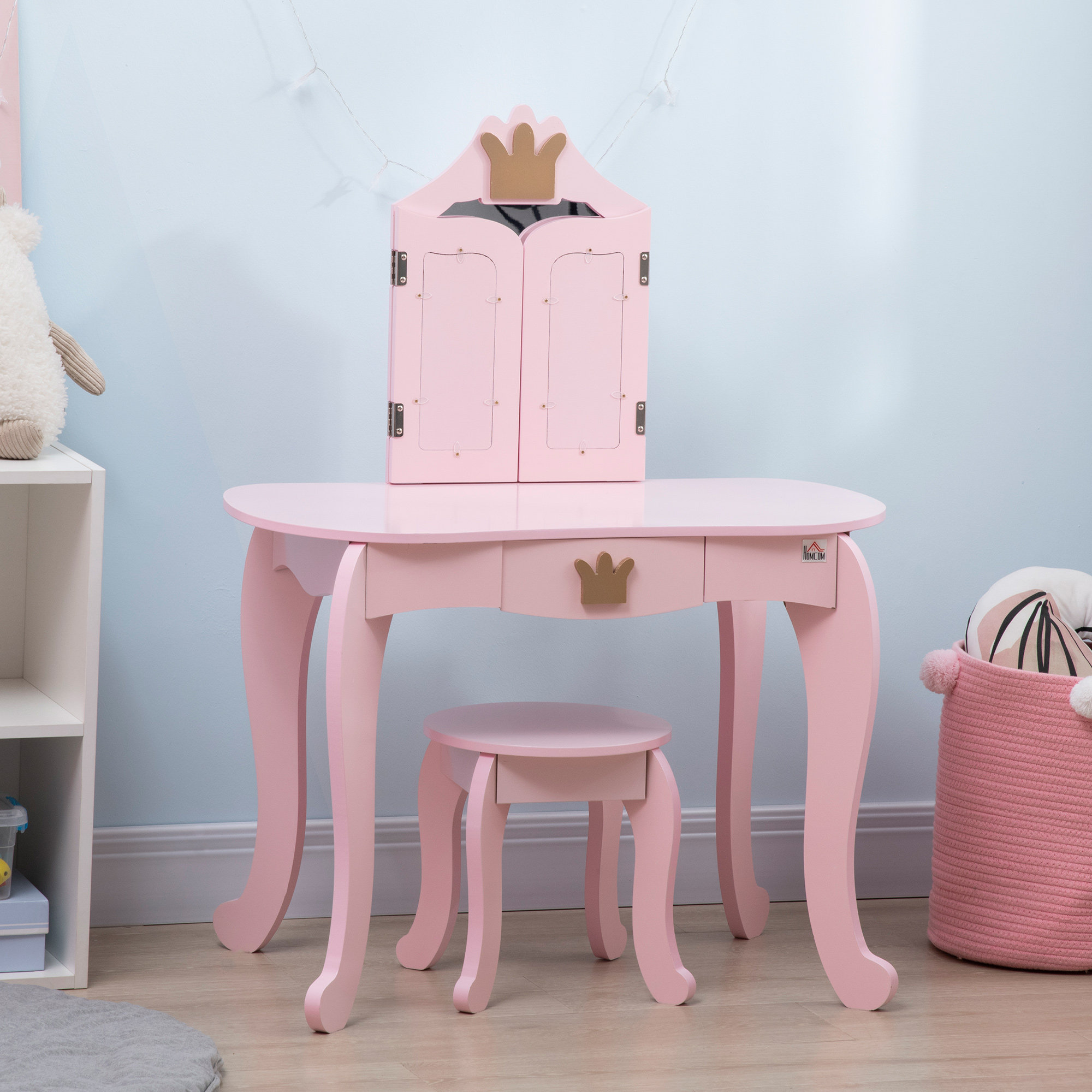 Wayfair dressing on sale table chair