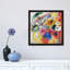Black Lines by Wassily Kandinsky - Floater Frame Painting on Canvas-928957356-928957357