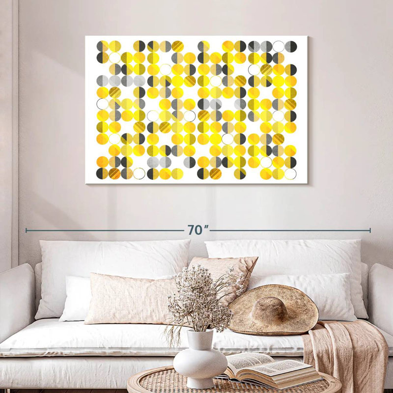 Avery Molecular Abstract Geometric, 30" H x 45" W