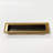 5" Center to Center Recessed Pull in Antique Brass