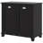 HOMCOM Dual Tilt Out Laundry Hamper Cabinet
