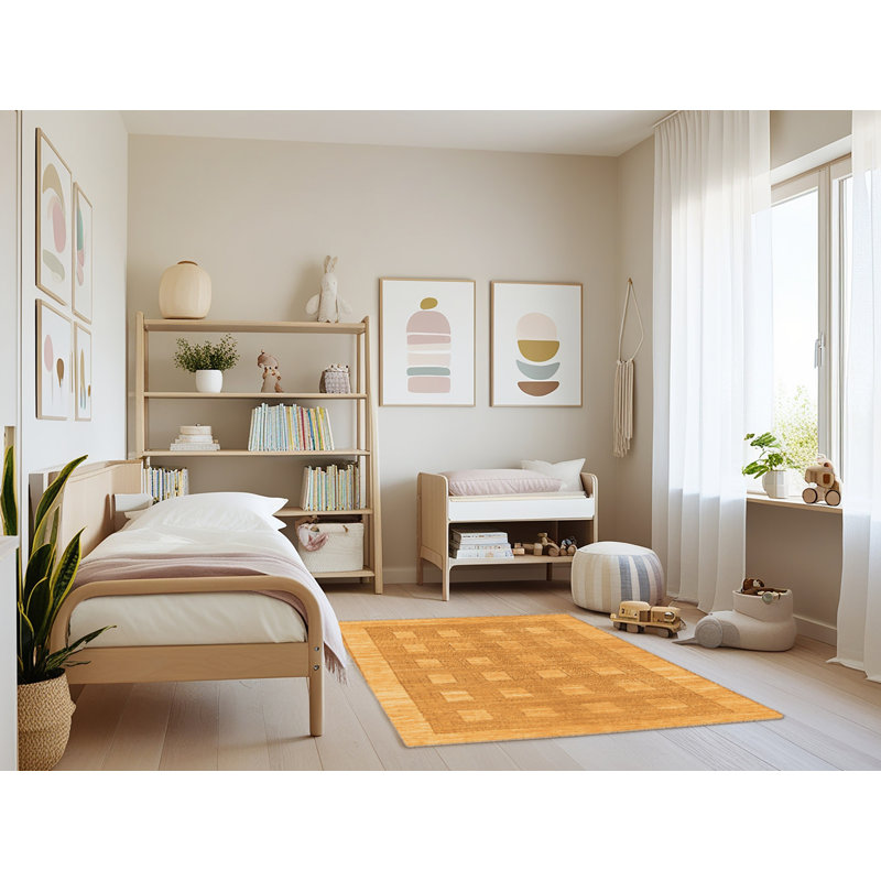 Tapis orange abstraits 1421, Rectangle 3 pi x 5 pi