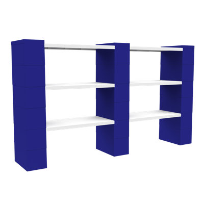 EverBlock 3 Level Double Shelving Kit