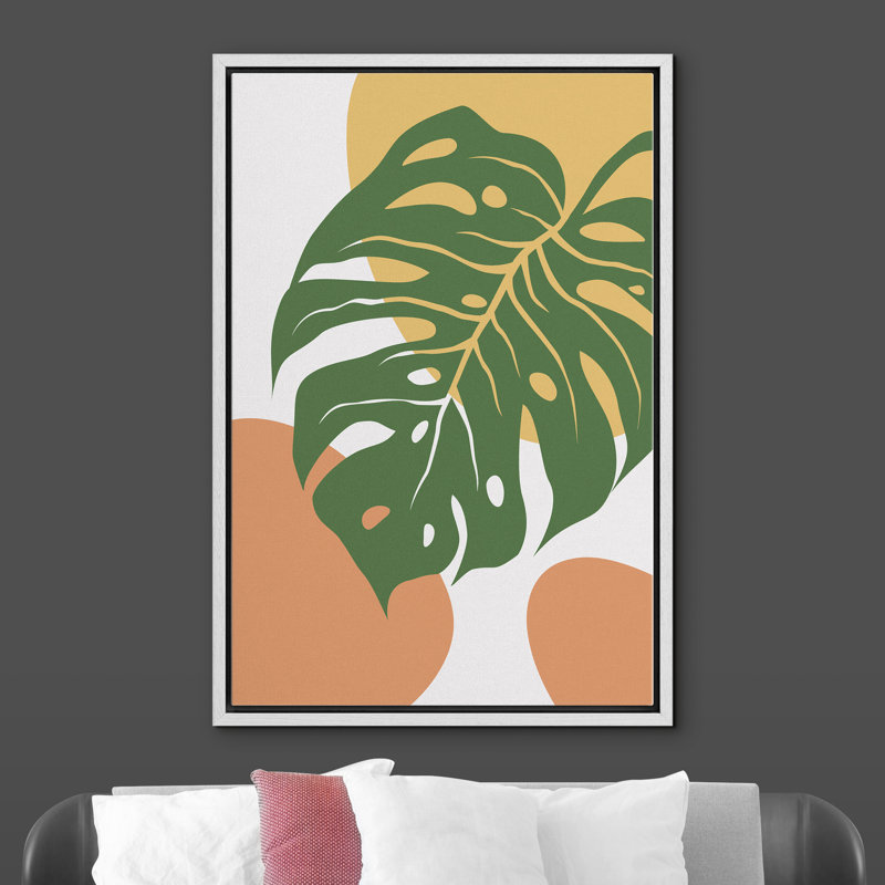 Cadre flottant, impression sur toile, H 24 po x l 16 po x P 1,5 po, Cadre blanc