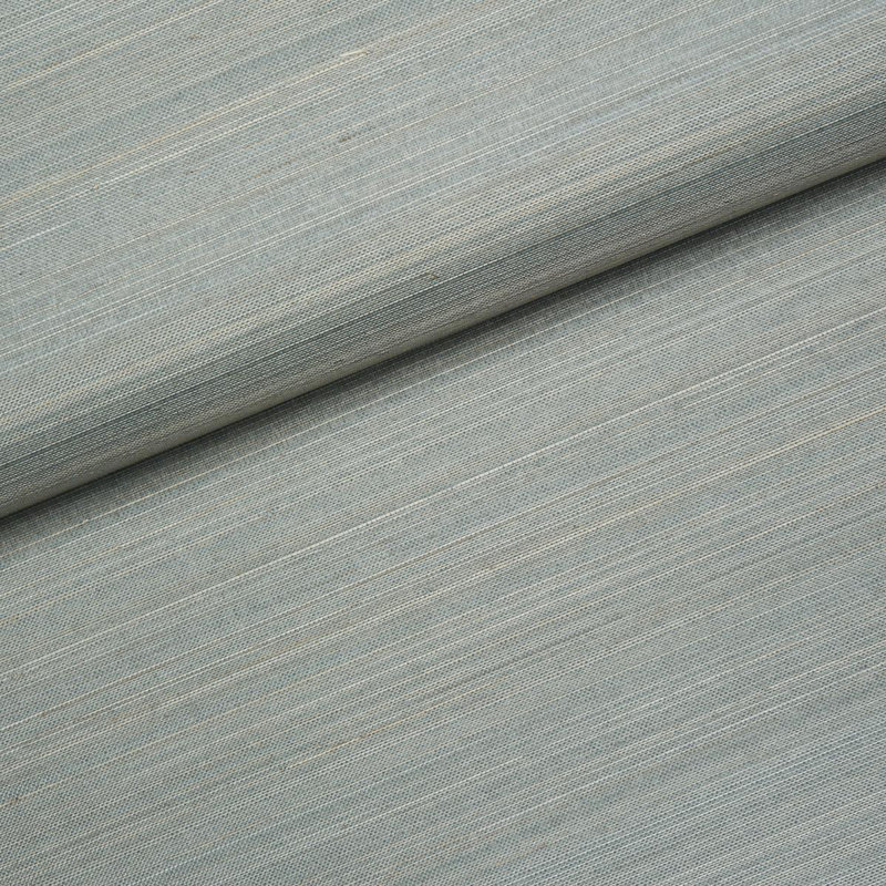 Schumacher x Patterson Flynn Musa Abaca Wallpaper, Blue