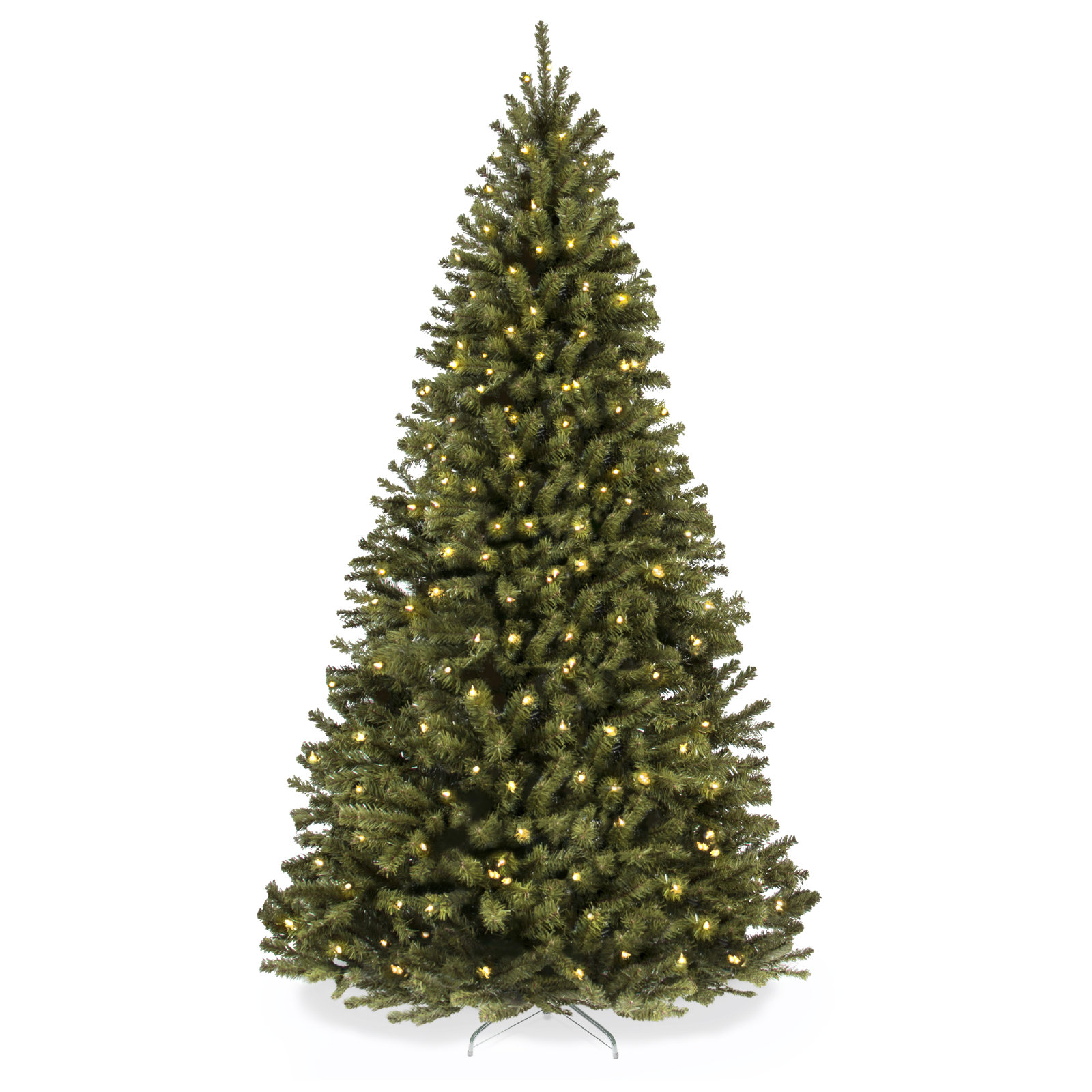Cashmere Flocked 9' Pre-Lit Spruce Christmas Tree, 7.5ft